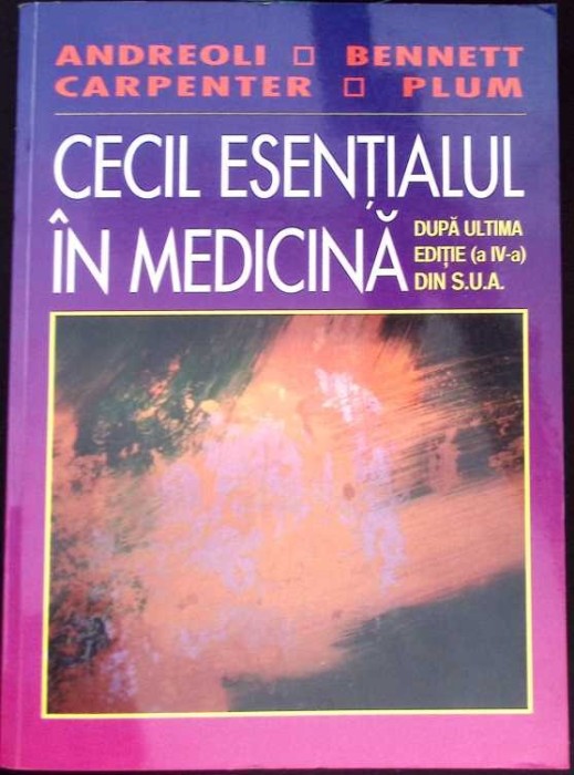 CECIL ESENTIALUL IN MEDICINA-A. CARPENTER B. PLUM-267923