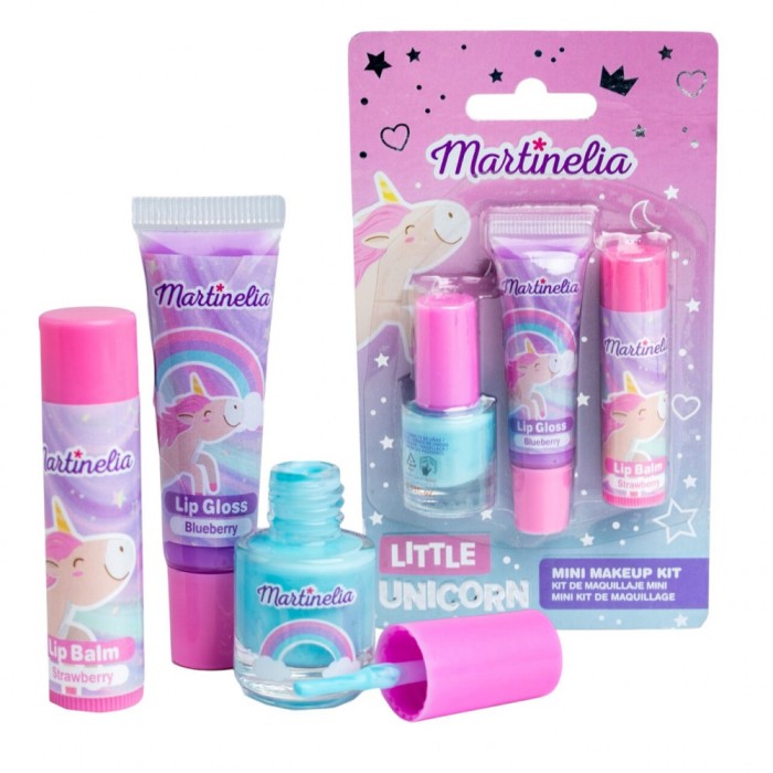 Set 3 accesorii cosmetice Little Unicorn Martinelia, 12085
