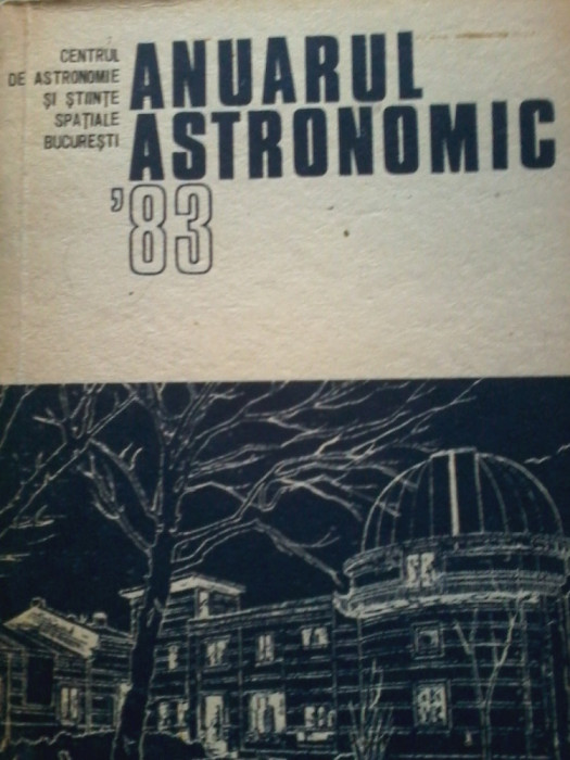 Anuarul astronomic 1983 cu harta