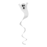 Decorațiune Suspendabilă Halloween, Fantomă Albă, Spumă, 50x160 cm