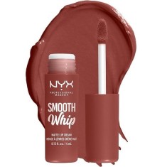 Ruj de Buze Lichid Mat, NYX Professional Makeup, Smooth Whip Matte, 03 Latte Foam, 4 ml foto