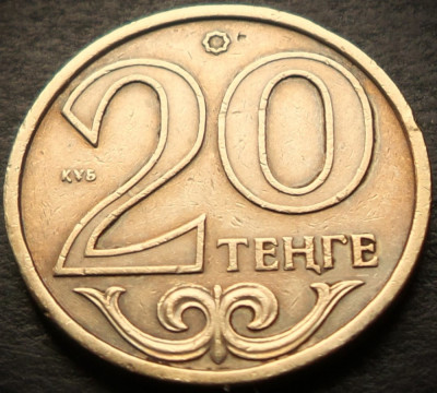 Moneda exotica 20 TENGE - KAZAHSTAN, anul 2006 * cod 4592 foto