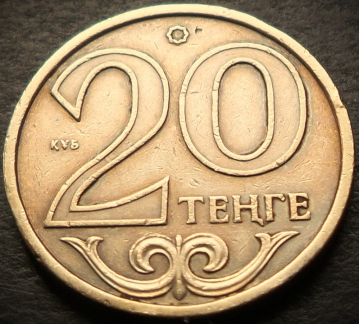 Moneda exotica 20 TENGE - KAZAHSTAN, anul 2006 * cod 4592