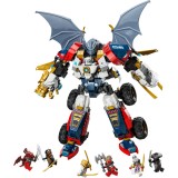 LEGO NINJAGO Ultrarobotul combinat al lui Zane 71834, 4 in 1