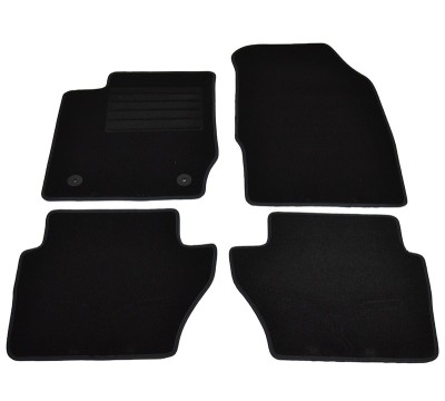Covorase mocheta Ford Fiesta 03/2011-2017, cu 3/5 usi, Negru , set de 4 bucati foto