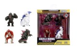 JADA GODZILLA SET 4 FIGURINE METALICE 6.5CM, Jadatoys