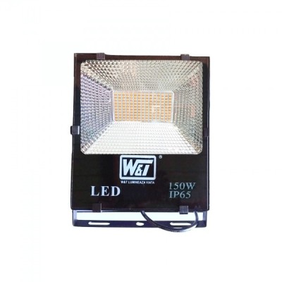 Proiector LED 150W 150LEDuri SMD Alb Cald IP65 220V 80Lm/W WT foto