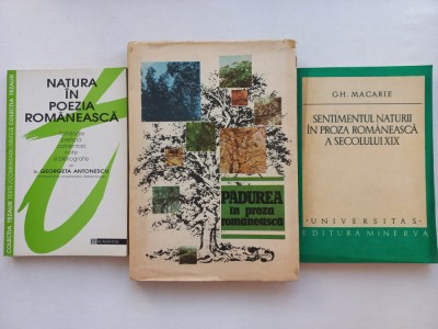 NATURA IN POEZIA ROMANEASCA+ PADUREA IN PROZA ROMANEASCA+ SENTIMENTUL NATURII IN foto