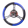 CARGUARD - Husa volan auto - negru / albastru