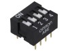 Comutator DIP-SWITCH 4 Secțiuni ON-OFF 24VDC