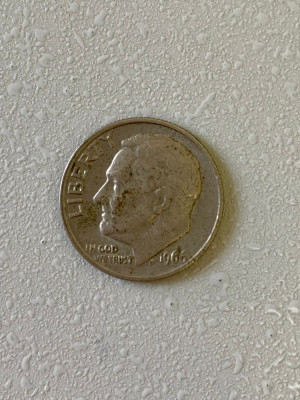 Moneda 1 DIME - 10 centi - SUA - USA - 1966 - KM 195a (242) foto