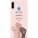 Husa silicon pentru Huawei P30 Lite, Girls Supportgirls