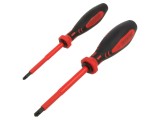 Șurubelniță universală set 2 buc., PlusMinus tip PZ, PZ2