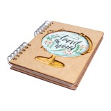 Carnet A5 - Dotted - Travel the World | KOMONI Amsterdam