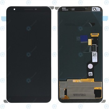 Google Pixel 3a XL (G020C G020G) Modul de afișare LCD + Digitizer negru foto