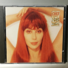 CHER - Love Hurts (1990/Geffen/Germany) - CD ORIGINAL/stare: Perfecta