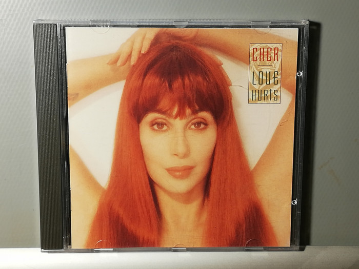 CHER - Love Hurts (1990/Geffen/Germany) - CD ORIGINAL/stare: Perfecta