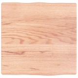 Cumpara ieftin Blat masa, 40x40x(2-4) cm, maro, lemn tratat contur organic