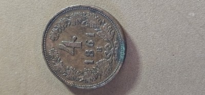 4 kreuzer 1861 B foto