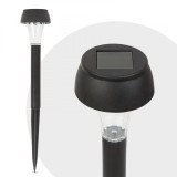 Cumpara ieftin Lampa solara LED, alb rece - negru - Material plastic