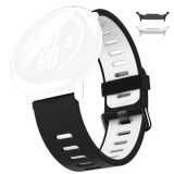 Curea din silicon compatibila cu Samsung Galaxy Watch8 44mm, Black Frost