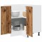 Gossi dulap de bucatarie, lemn vechi, 75,5x75,5x81,5cm lemn prelucrat