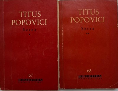Setea (2 volume) &amp;ndash; Titus Popovici foto