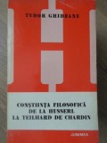 CONSTIINTA FILOSOFICA DE LA HUSSERL LA TEILHARD DE CHARDIN-TUDOR GHIDEANU