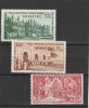 Soudan , Colonii franceze 1942 - Omnibuse , Ajutorul pentru copii , serie 3 valori, dantelate , MNH , Mi.137-139, Militar, Nestampilat