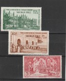 Soudan , Colonii franceze 1942 - Omnibuse , Ajutorul pentru copii , serie 3 valori, dantelate , MNH , Mi.137-139, Militar, Nestampilat