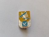 Insigna- Pionier-Șoimii Patriei - Navomodele (aluminiu)