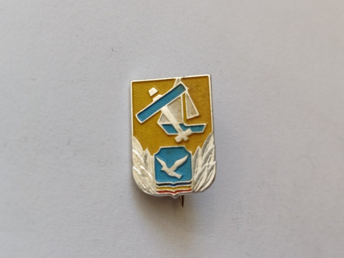 Insigna- Pionier-Șoimii Patriei - Navomodele (aluminiu)