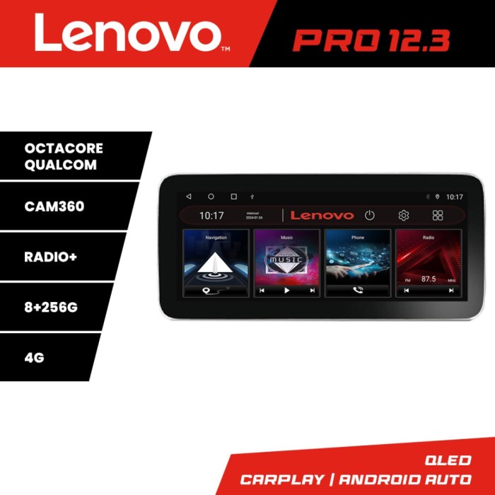 Navigatie Passat B5 1997-2004 Lenovo PRO 8+256 12.3 inch qled android 4G DSP gps internet 8Core CarStore Technology
