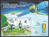 DB1 Ins. Pitcairn 2000 Cosmos Recuperare Satelit USA MS MNH, Nestampilat