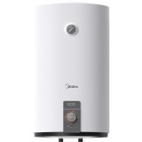 Boiler electric Midea D50-20EFN1, seria Salute, model cilindric, volum 80L, control electronic, Supapa de siguranta de reducere a presiunii, protectie