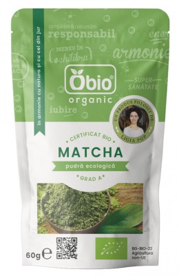 Matcha ceai verde eco 60g OBIO foto