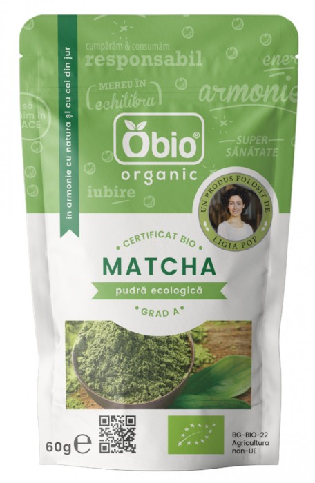 Matcha ceai verde eco 60g OBIO