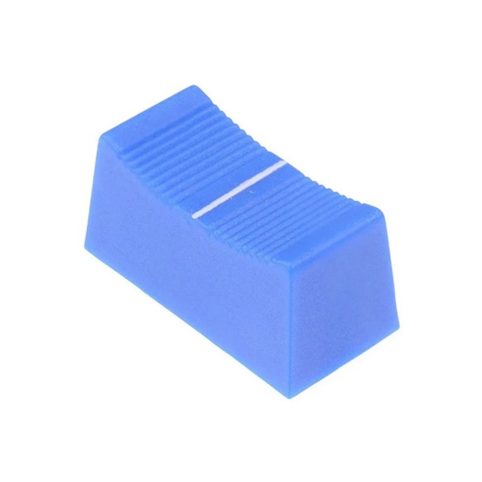 Buton plastic CS1 tip A albastru