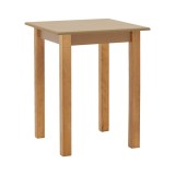 Cumpara ieftin Masa Zolenio din lemn de fag solid cu blat din MDF finisaj nuc 60x60x76 cm