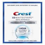 Benzi pentru albirea dinților Crest 3D Whitestrips Supreme Professional Exclusive LED, 21 plicuri + lampă LED