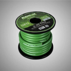 Cablu alimentare ForX X 00 PRO, 0 GA OFC, Metru Liniar / Rola 15m, 50mm2 (1 / 0AWG),Verde