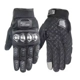 Manusi Moto &ndash; Race Car Tribe &ndash; GST-17 Tactile cu Protectii , Touchscreen , ALL SEASON , Control si Confort - NEGRU - XL SI XXL