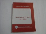 TEMPS, MODES ET ACTES DE PAROLE - CARMEN STEFANIA STOEAN