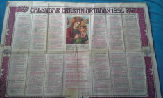 CALENDAR CRESTIN ORTODOX 1998 foto