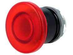 Comutator cu apăsare 22mm roșu IP66