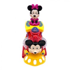 Locomotiva de jucarie Mickey Mouse + Minnie