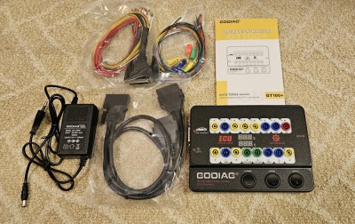 Godiag GT100+ Pro OBDII Breakout Box ECU Bench Connector with display foto