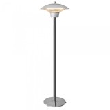 Incalzitor electric pentru terasa Albatros IT-1500A, 1500 W, 2 setari de putere, Grad de protecţie IP34, Protecţie anti-răsturnare, H 210 cm, Argintiu