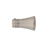 Set Capăt Decorativ Galerie Lotus Fi20 &ndash; Argintiu Mat Compoziție Fier Forjat