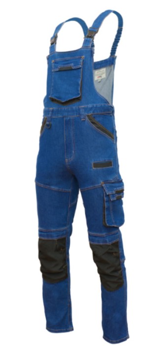 Salopeta de lucru NEO Jeans Colemann Stretch Slim blue